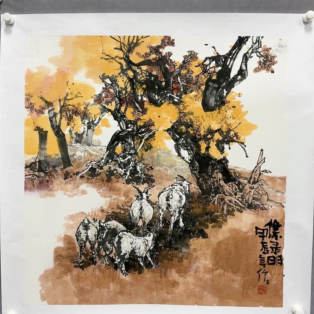 国画国画纯手绘作品请放心去藏