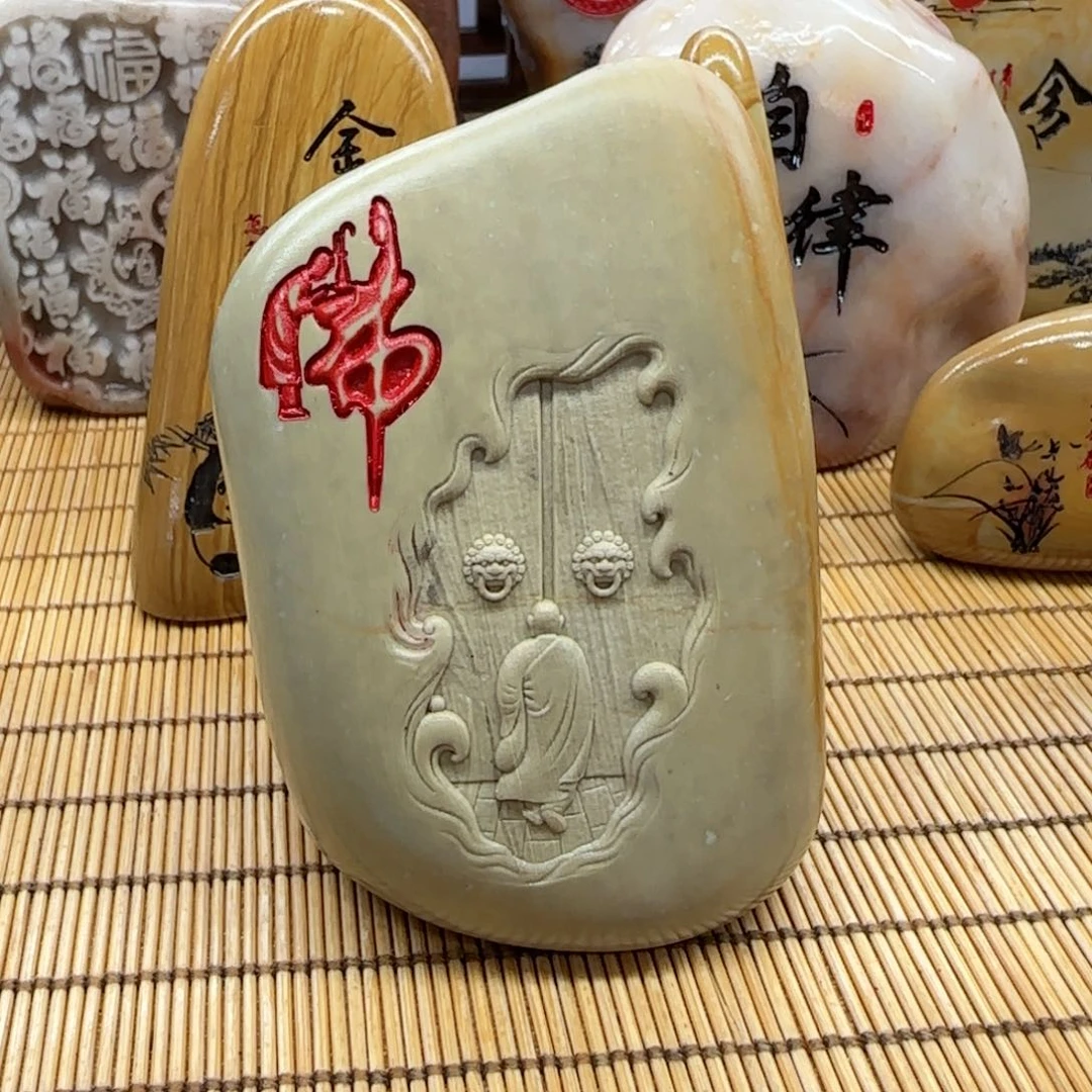 茶盏@*盖石头雕刻艺术设计