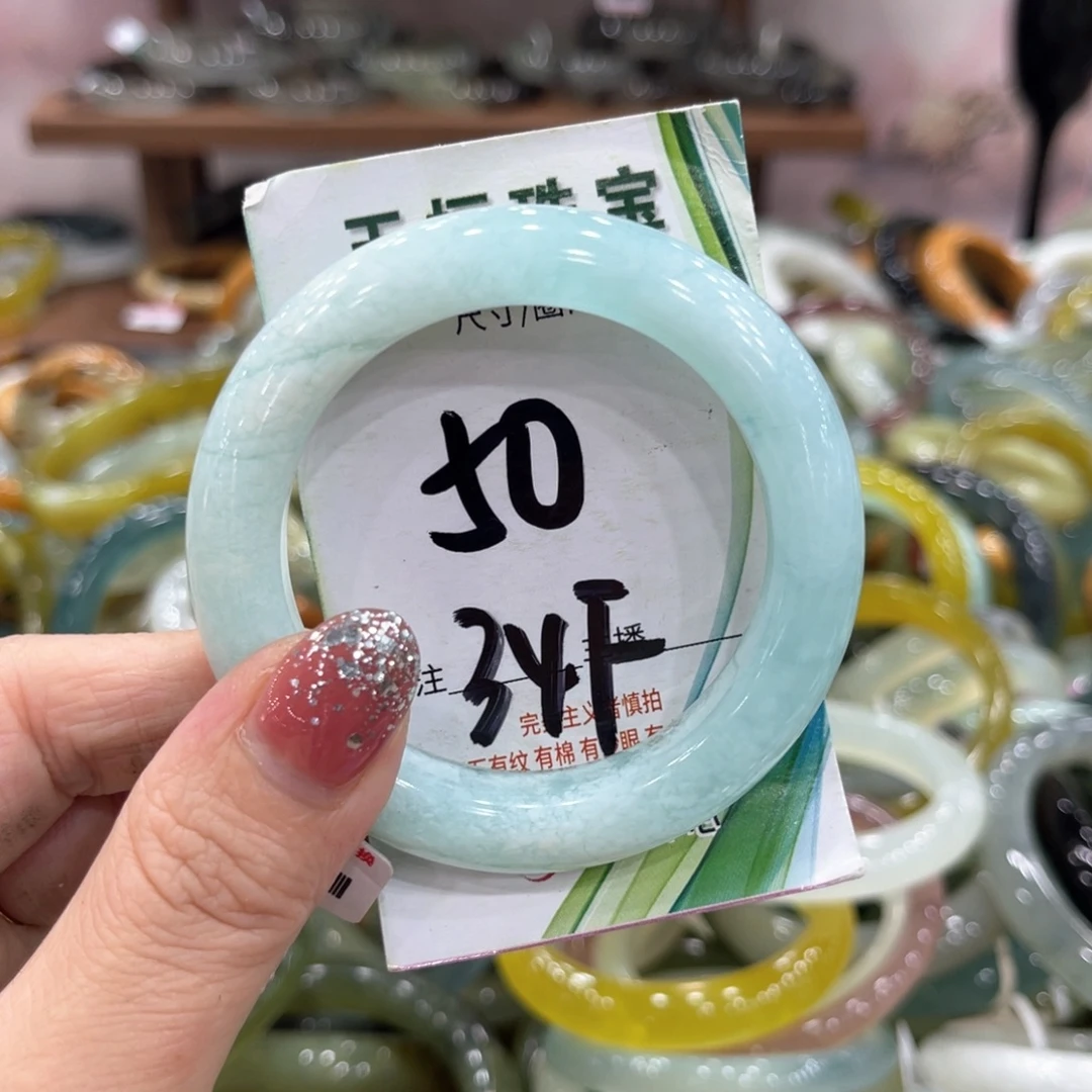 未镶嵌蛇纹石玉手镯手镯