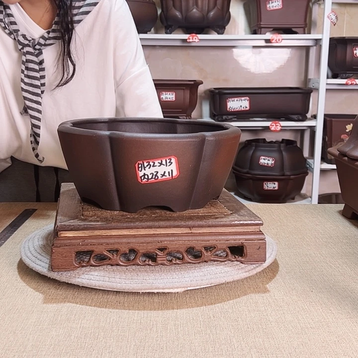 紫砂花盆紫砂花盆