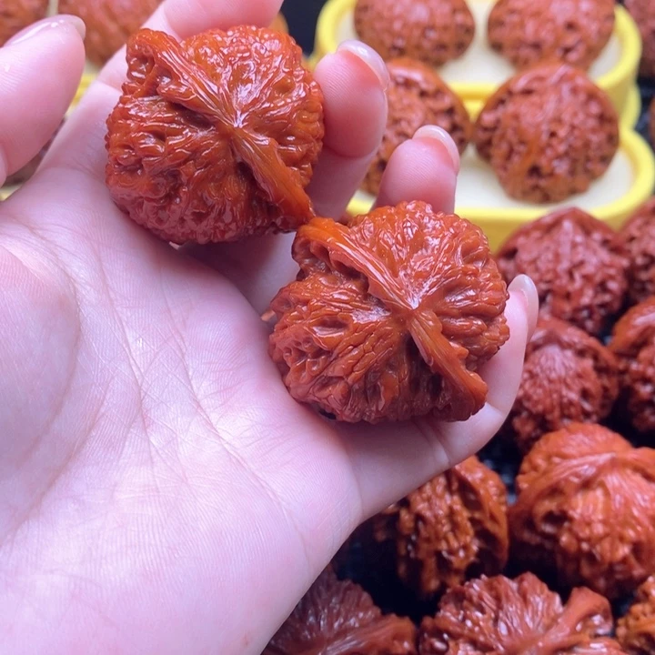 吊坠文玩核桃白狮子