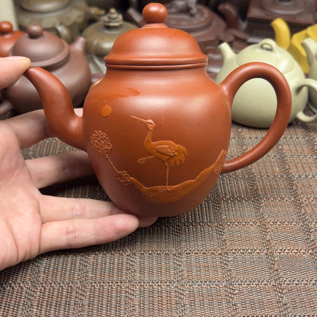 茶壶紫砂宜兴原矿紫砂350毫升容量