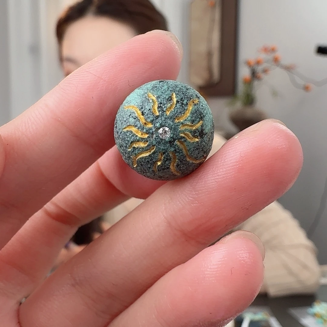 绿松石未镶嵌珠宝半成品