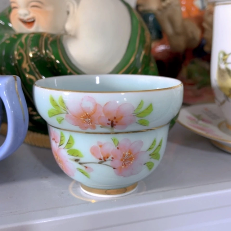 【闪购商品】紫砂盖碗妮*桃花主人杯1个