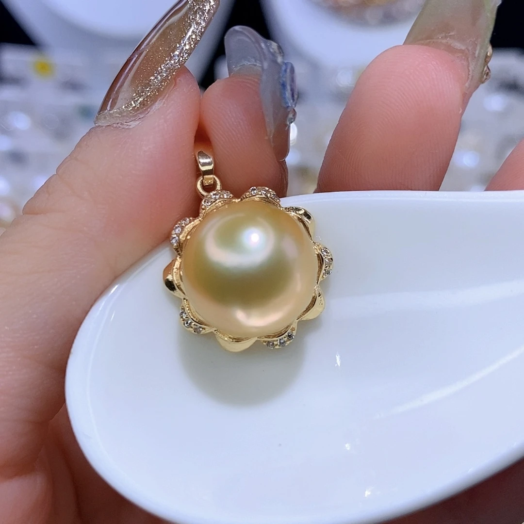 颈饰合金淡水珍珠