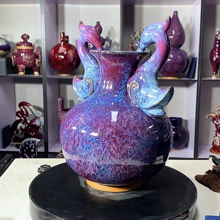 瓷片中国神垕精品钧瓷