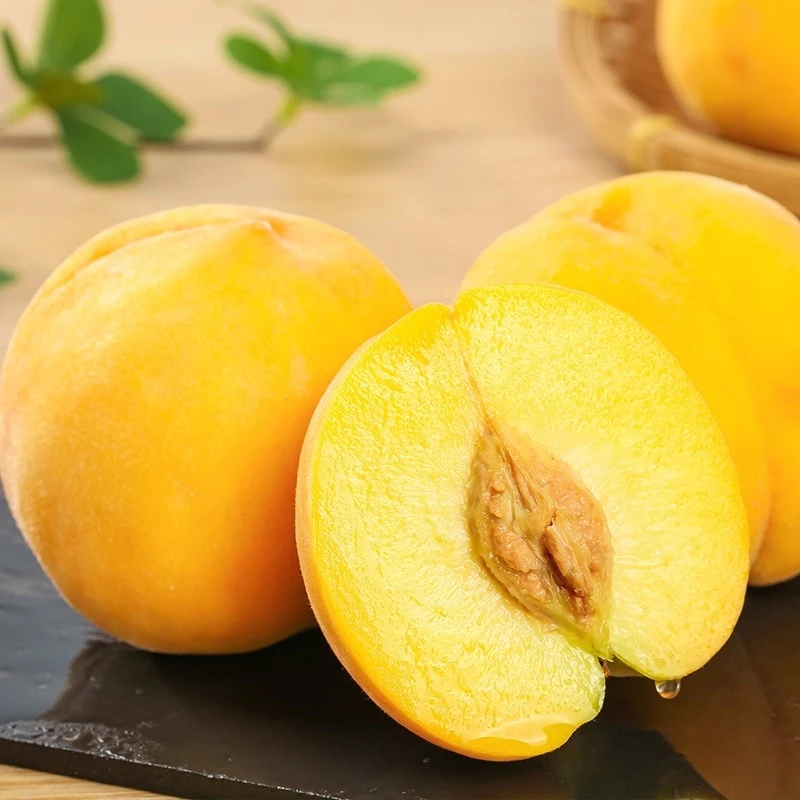 【展卉】砀山锦绣黄桃毛桃3-4.5斤单果150g+  顺丰包邮