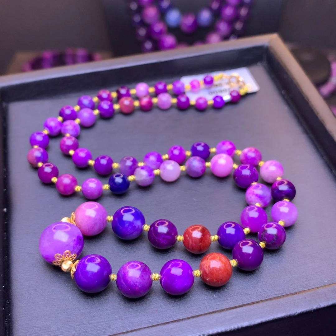 苏纪石（舒俱来）项链18K金镶嵌