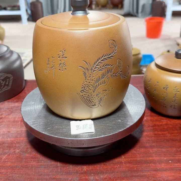 紫砂茶叶罐。。。。。。。。。