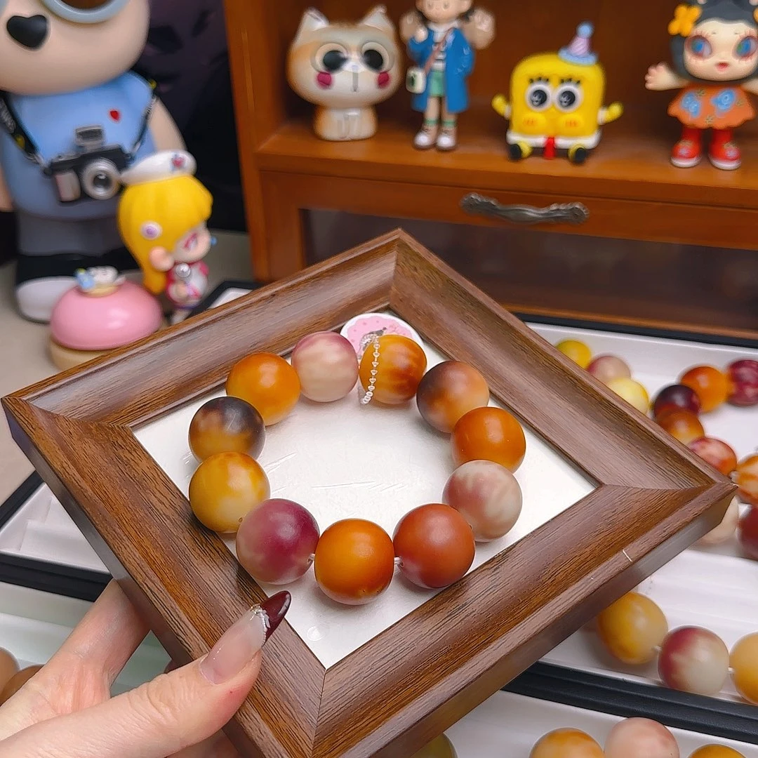 菩提根/象牙果手串卡23干磨苹果