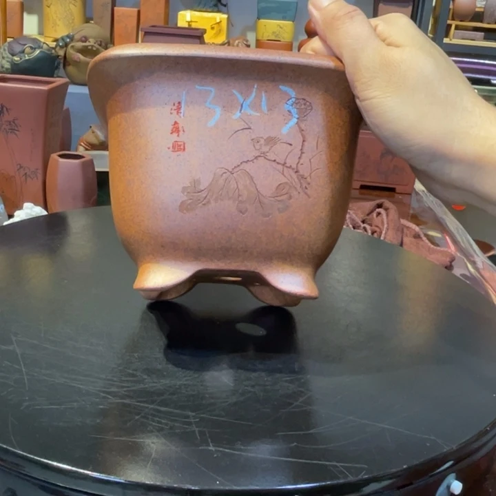 紫砂花盆你在哪呢