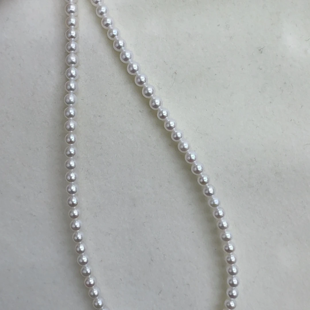 淡水珍珠项链银S925镶嵌