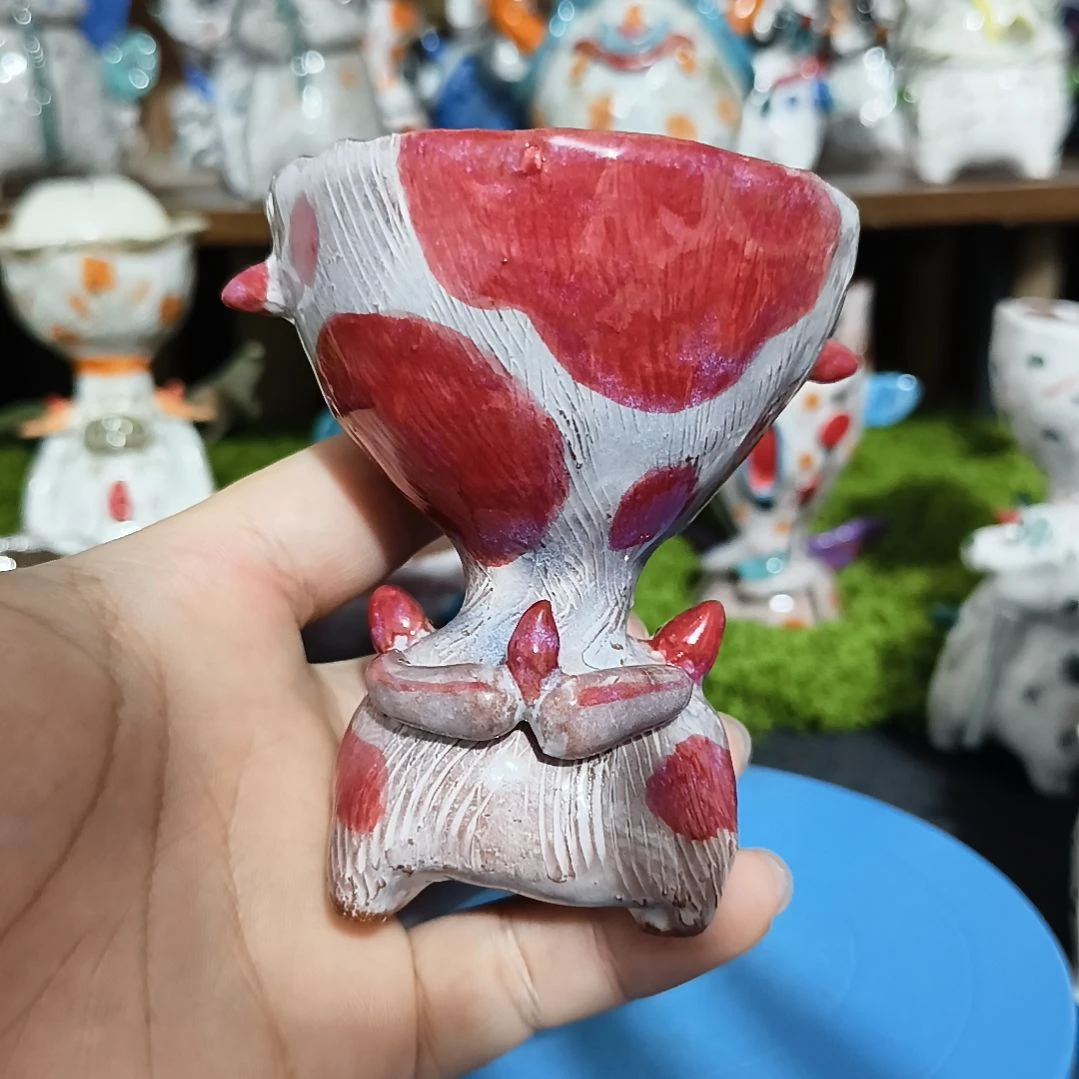 陶瓷手作陶瓷烛台摆件家居饰品摆件