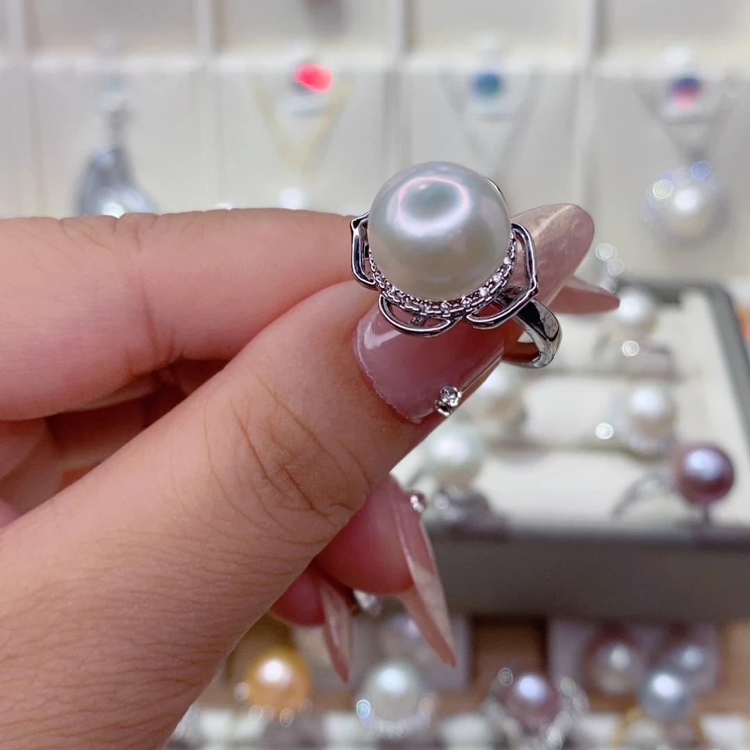 戒指未镶嵌淡水珍珠