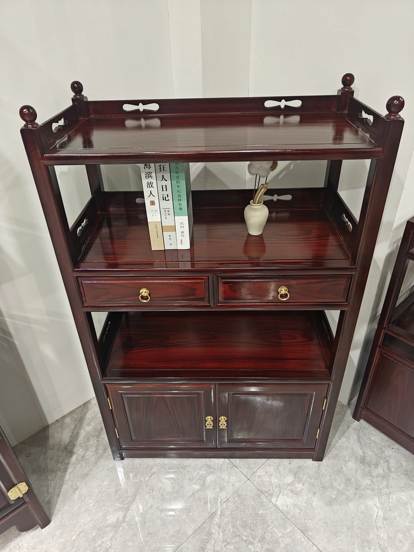明初红木 黑酸枝木茶水柜大文件柜80-38-126