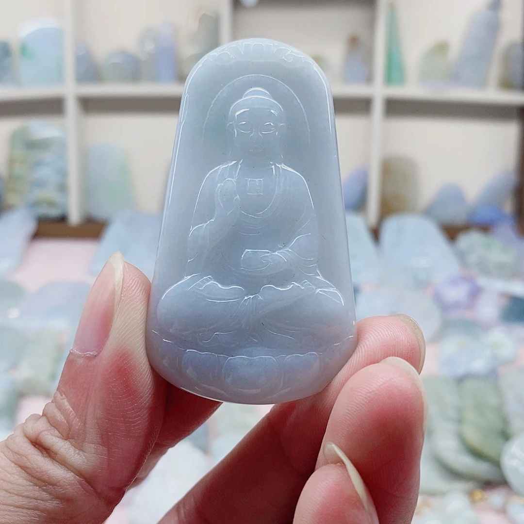 颈饰未镶嵌翡翠天然