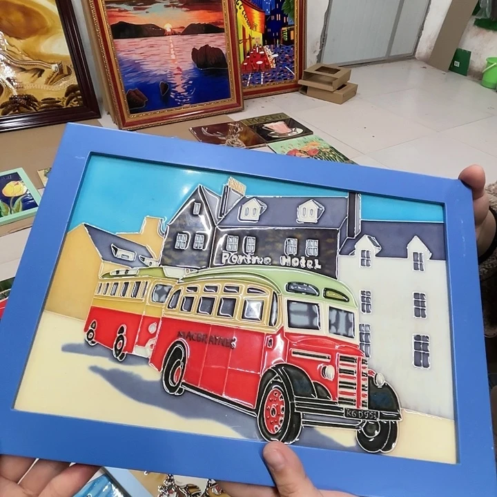 陶瓷板画20/30瓷板画