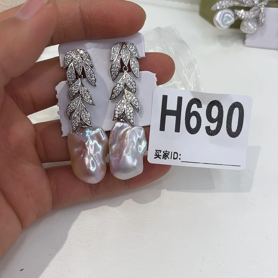 耳饰淡水珍珠合金