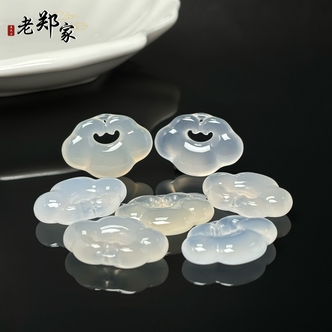 【老郑家】玉髓如意锁挂件 多样性发一件 约21*29*7mm