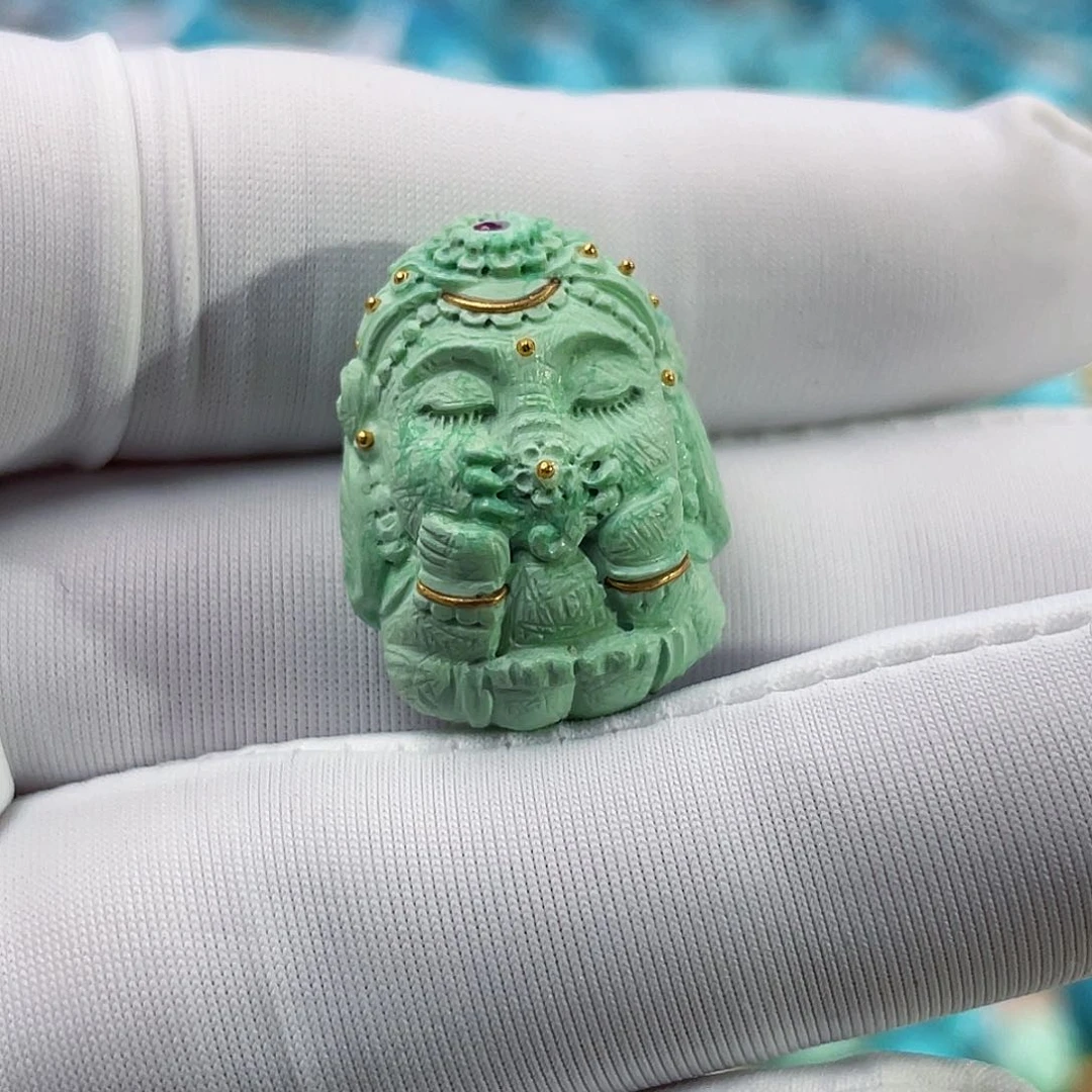 绿松石珠宝奇石未镶嵌