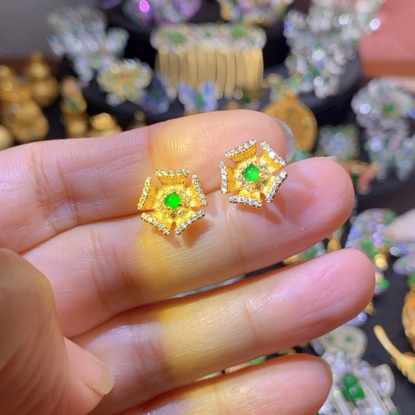 【闪购商品】银S925镶嵌挂件翡翠