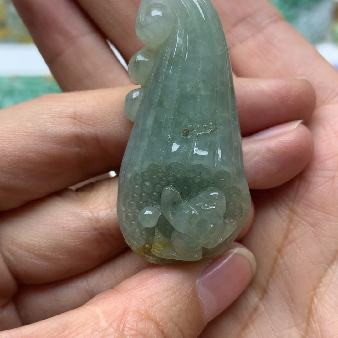 翡翠颈饰未镶嵌y****好翡翠