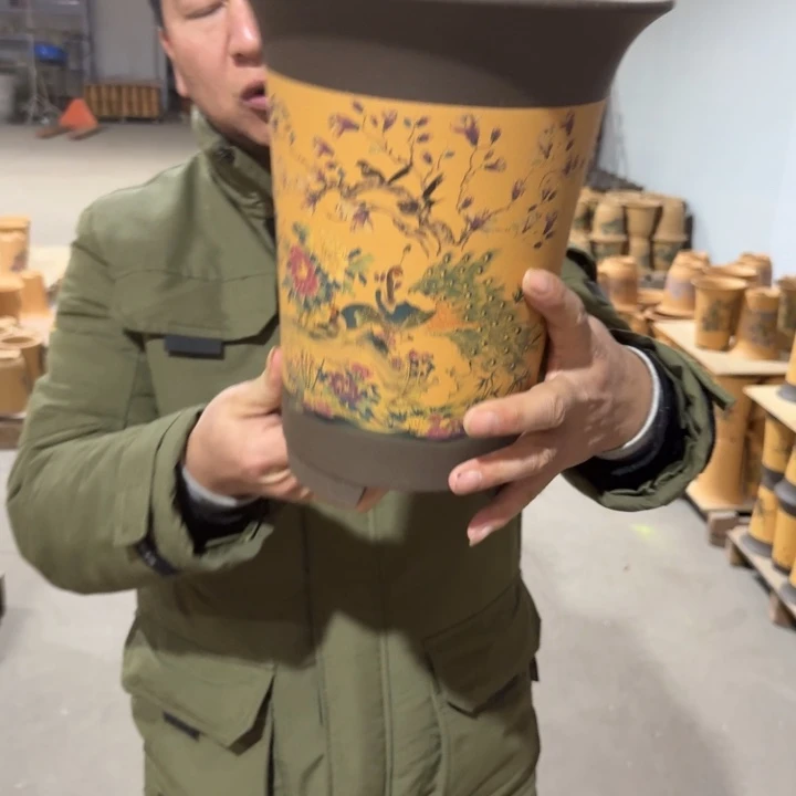 紫砂花盆破损补发