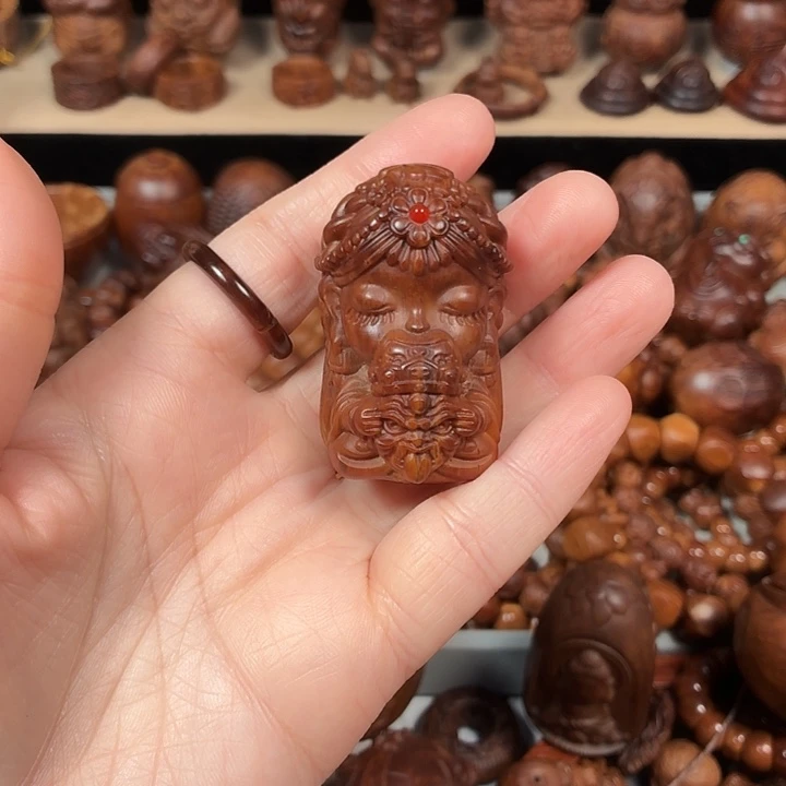 把件库克库克雕刻扎基拉姆手把件