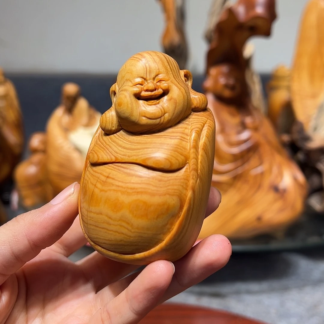 柏木崖柏木手把件摆件
