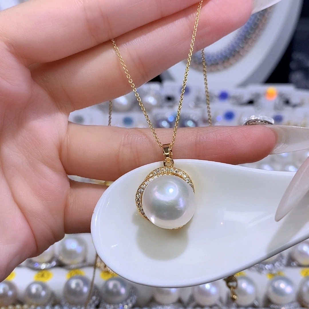 颈饰合金淡水珍珠F