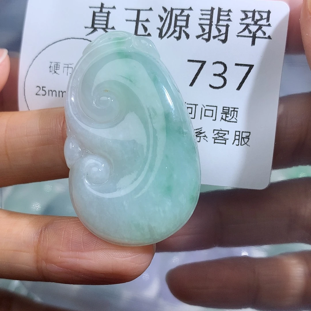 翡翠未镶嵌颈饰737