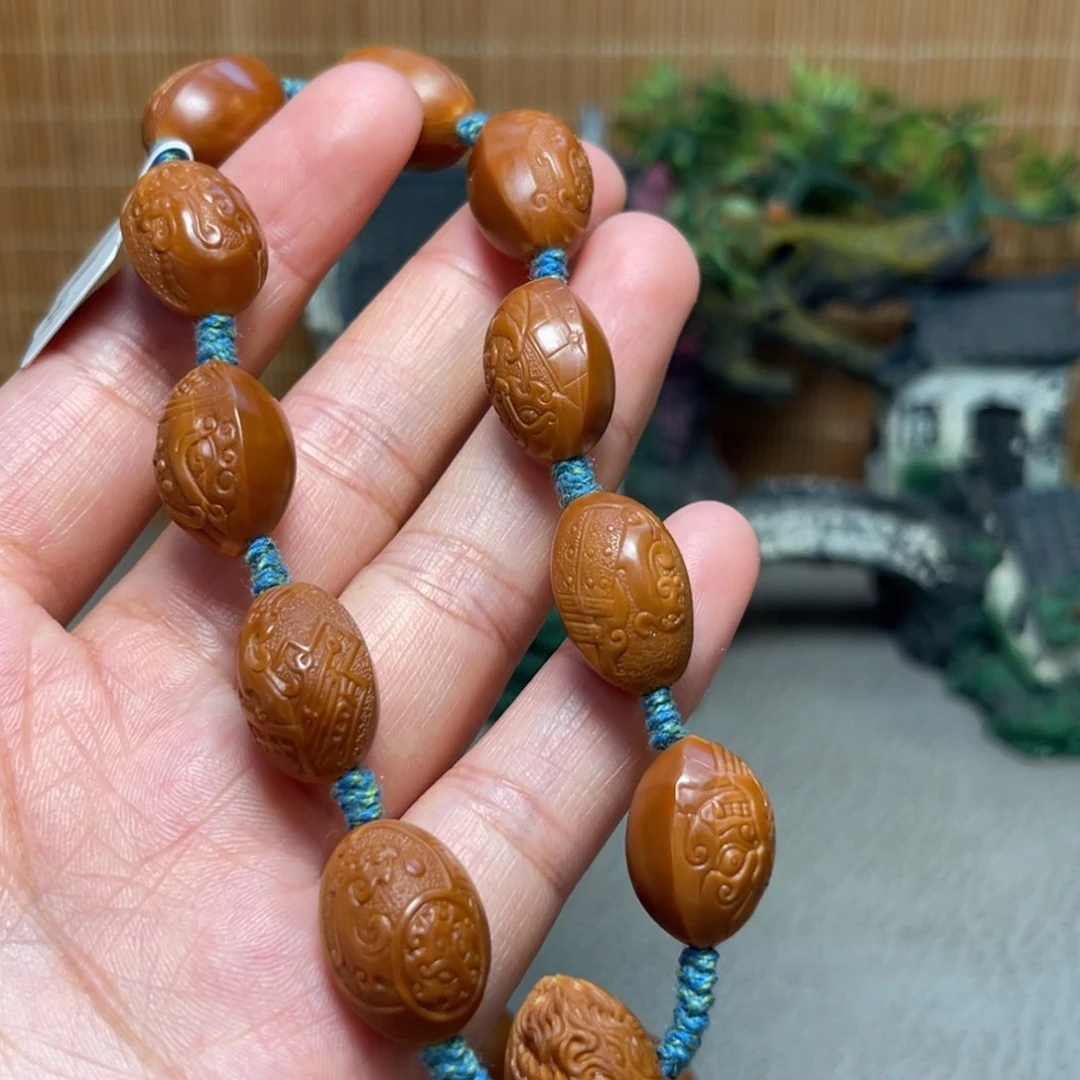 吊坠橄榄核瓦当手串