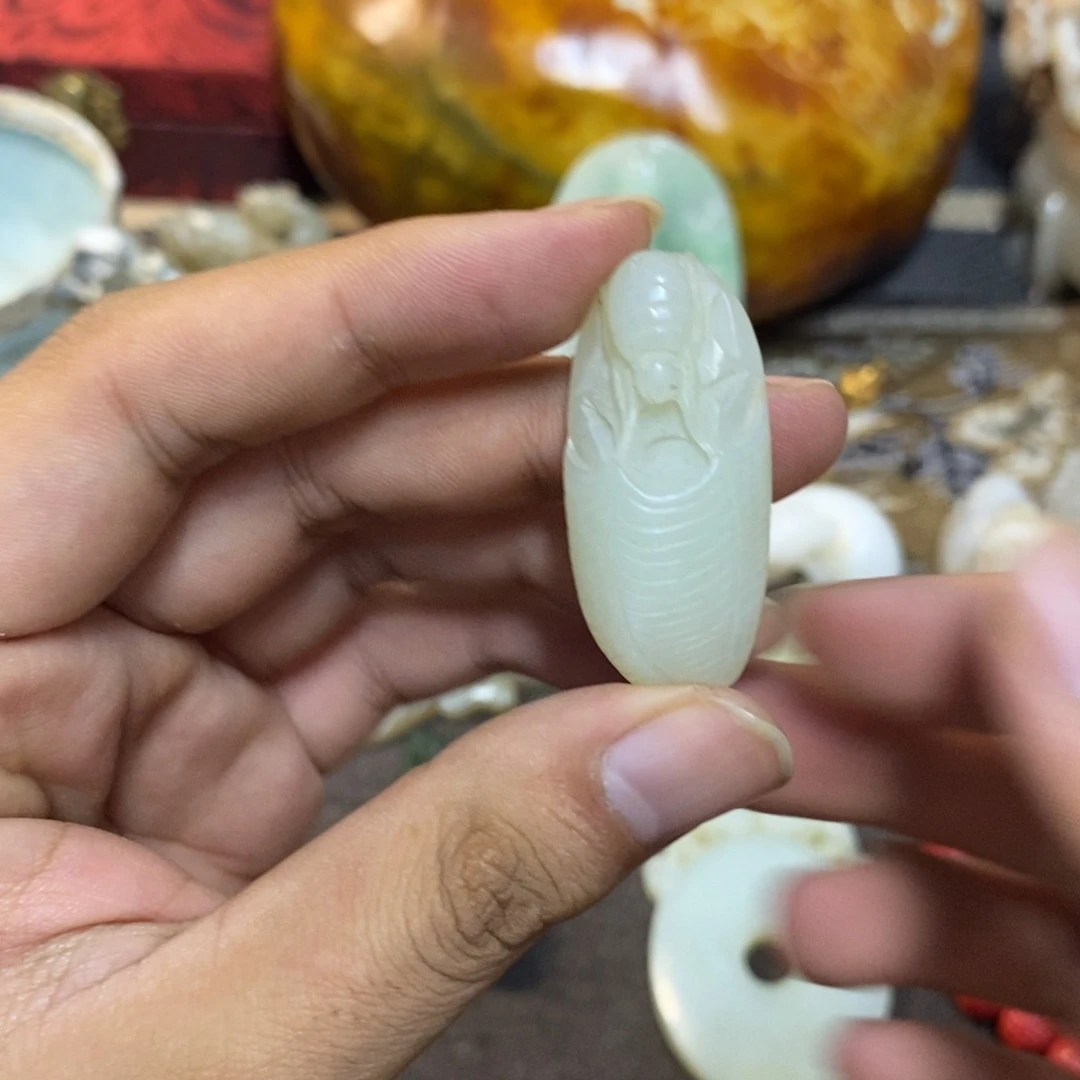 未镶嵌和田玉（糖玉）珠宝半成品