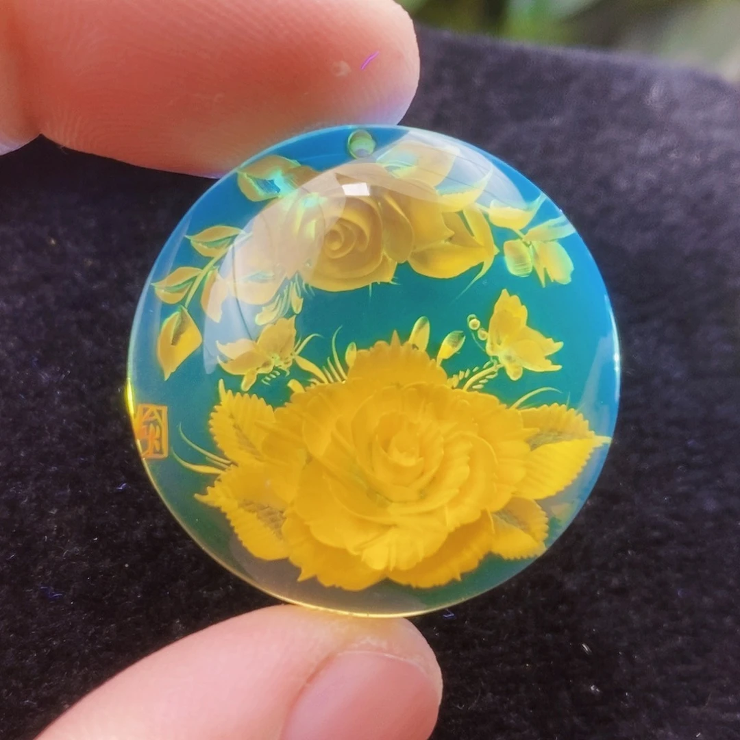 【闪购商品】蓝珀吊坠(不含链)未镶嵌