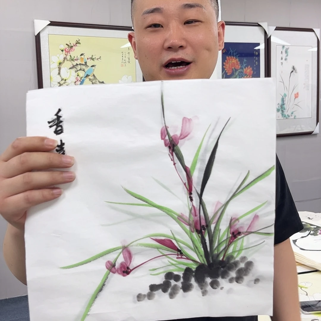 国画国画作品宣纸纯手绘