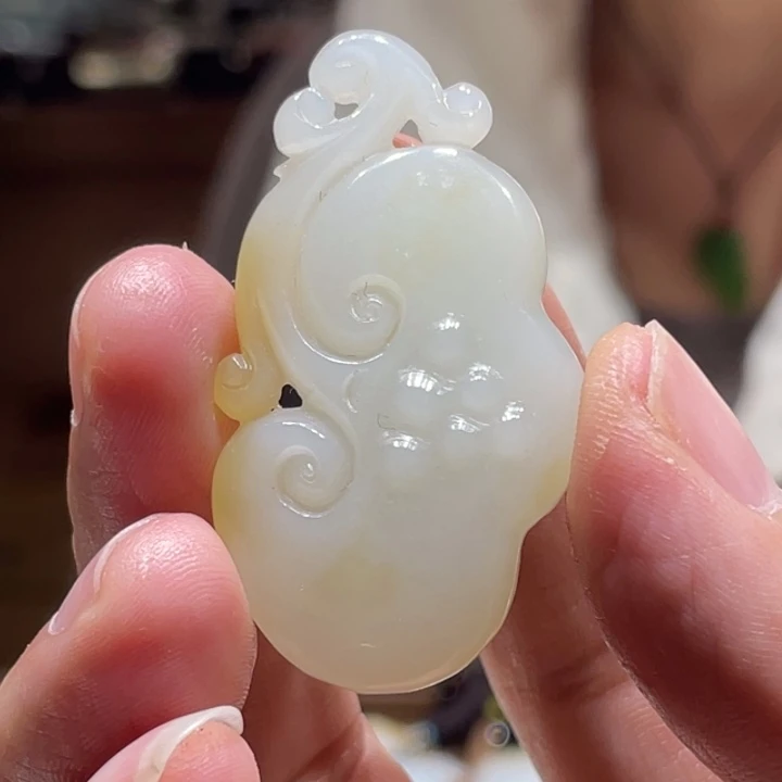 和田玉未镶嵌吊坠(不含链)