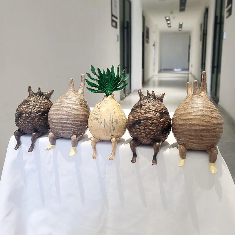 象牙宫 巨凤之卵 潮流块茎植物 仿真树脂摆件