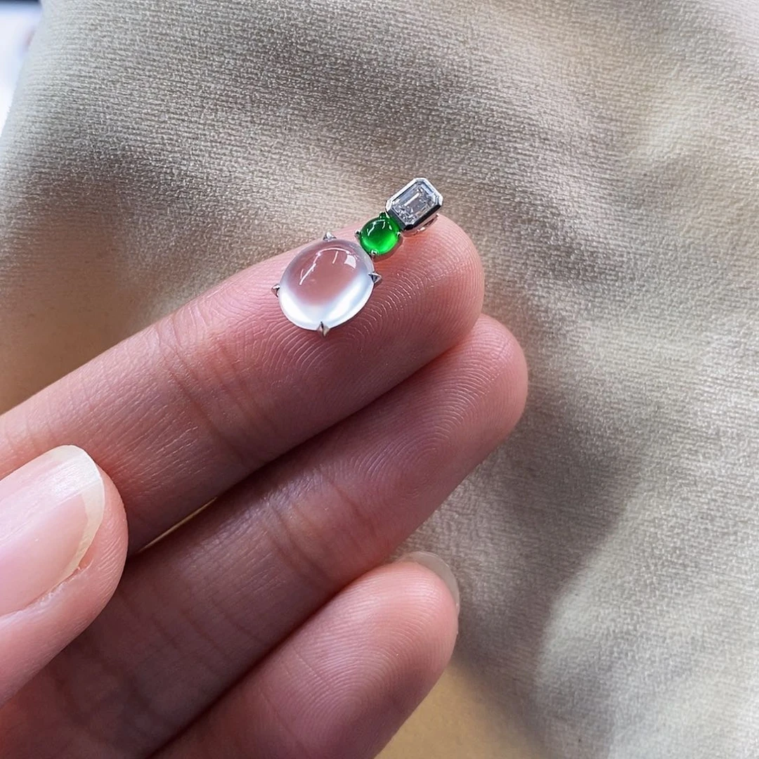 裸石翡翠玻璃种滴流