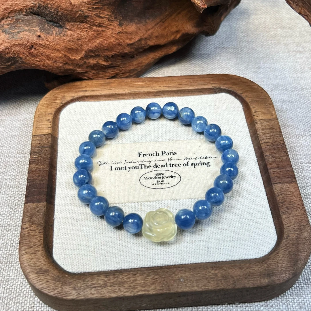 【爱与自由】TGS天然水晶手串原创设计 K134