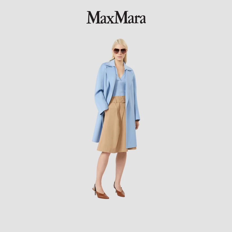 MaxMara 2025早秋新品女装V领短袖针织毛衣6366045106