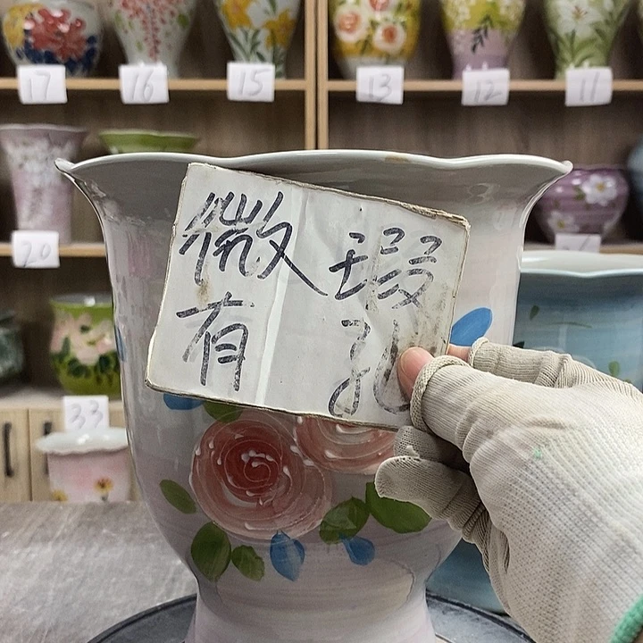 罐茉**妈22xc景德镇陶瓷花盆