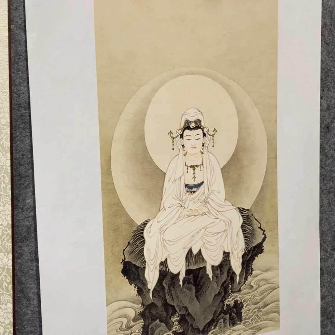 版画白衣观音白衣观音