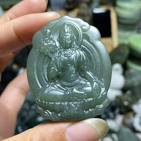 未镶嵌和田玉（糖玉）珠宝半成品