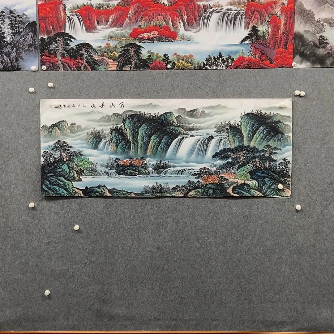 国画小六尺山水一幅