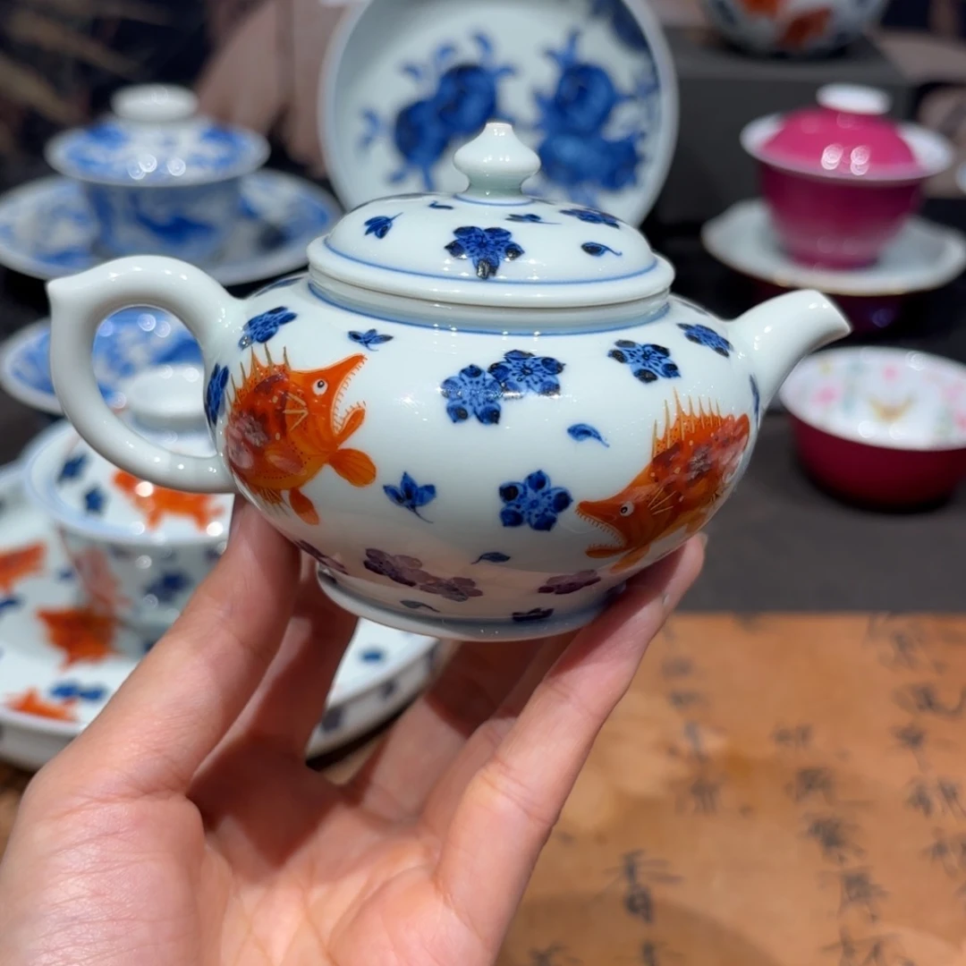 手工手绘陶瓷茶具