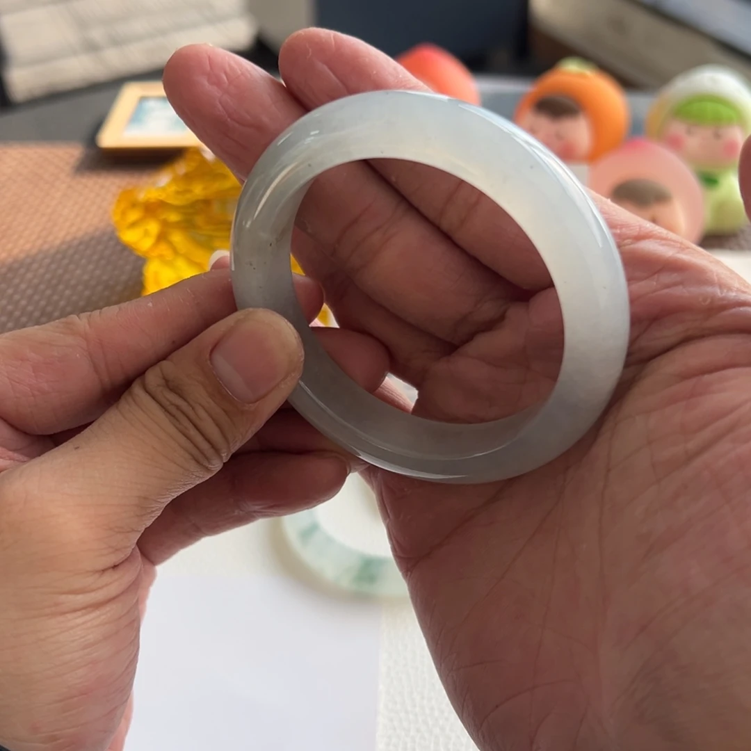 翡翠未镶嵌手镯14号 54