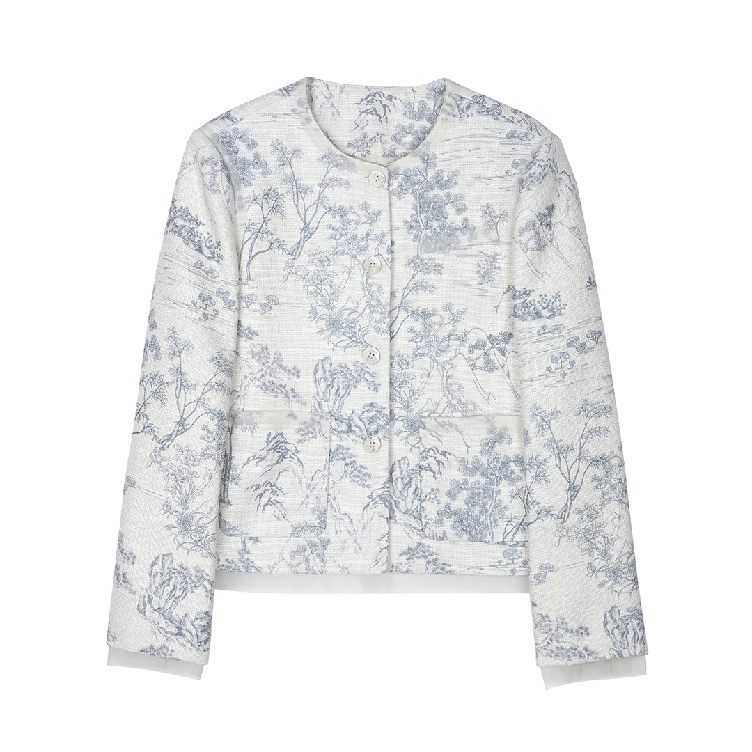 G.JAMEI 2025春季新款休闲气质外套上衣GHAS1242