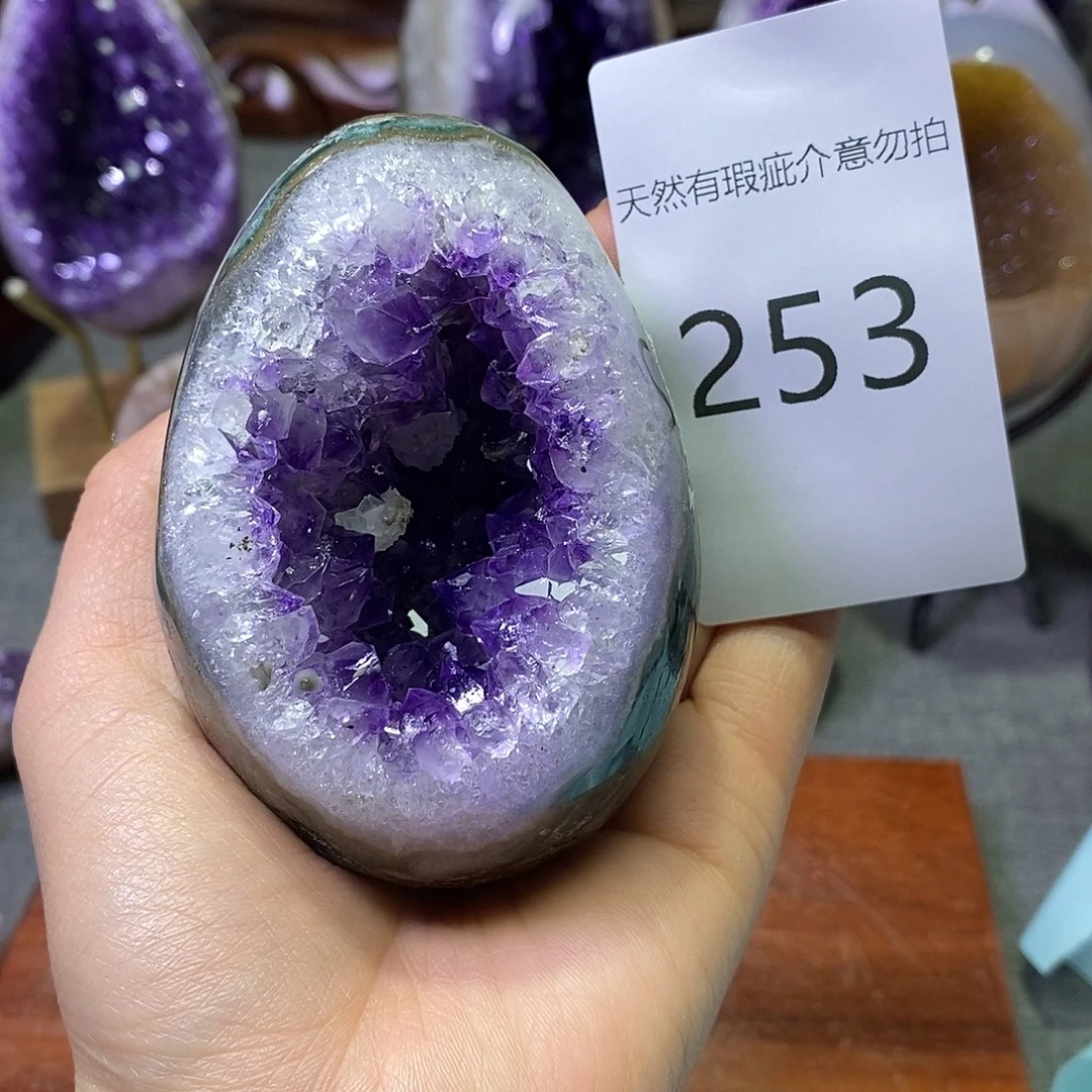 珠宝半成品未镶嵌紫晶