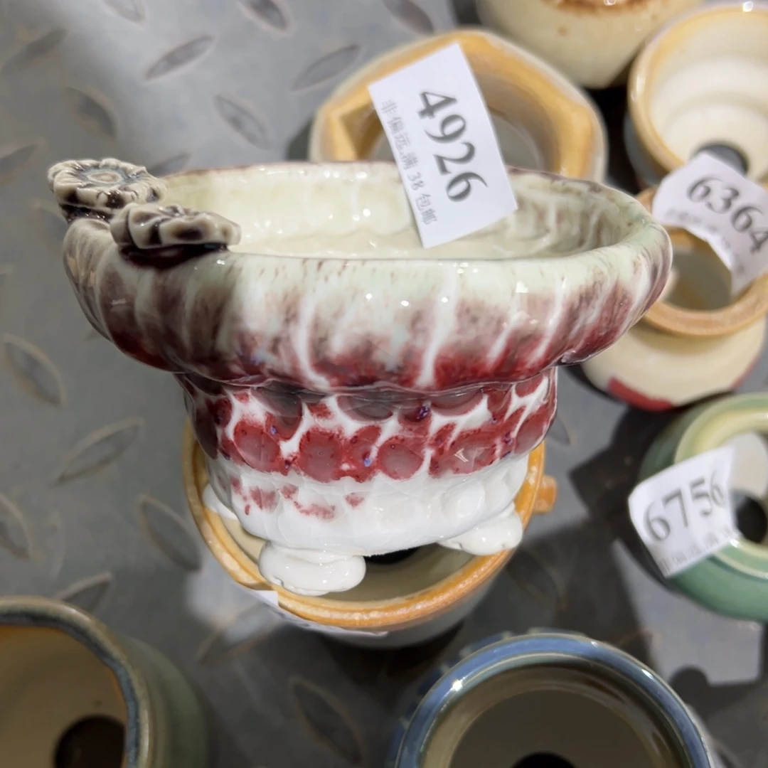 口8 手工花盆满30包邮