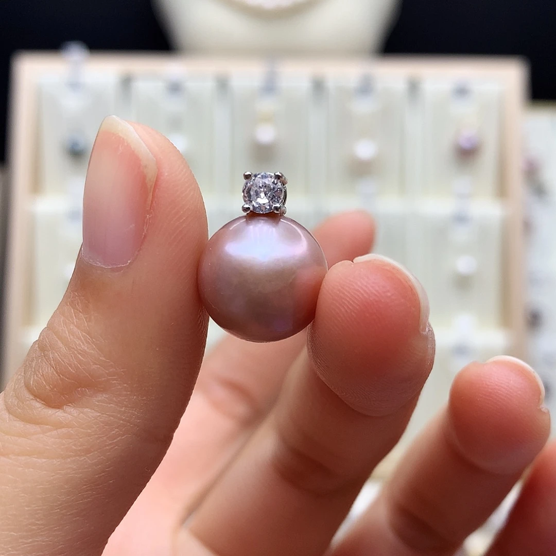 淡水珍珠吊坠(赠链)合金